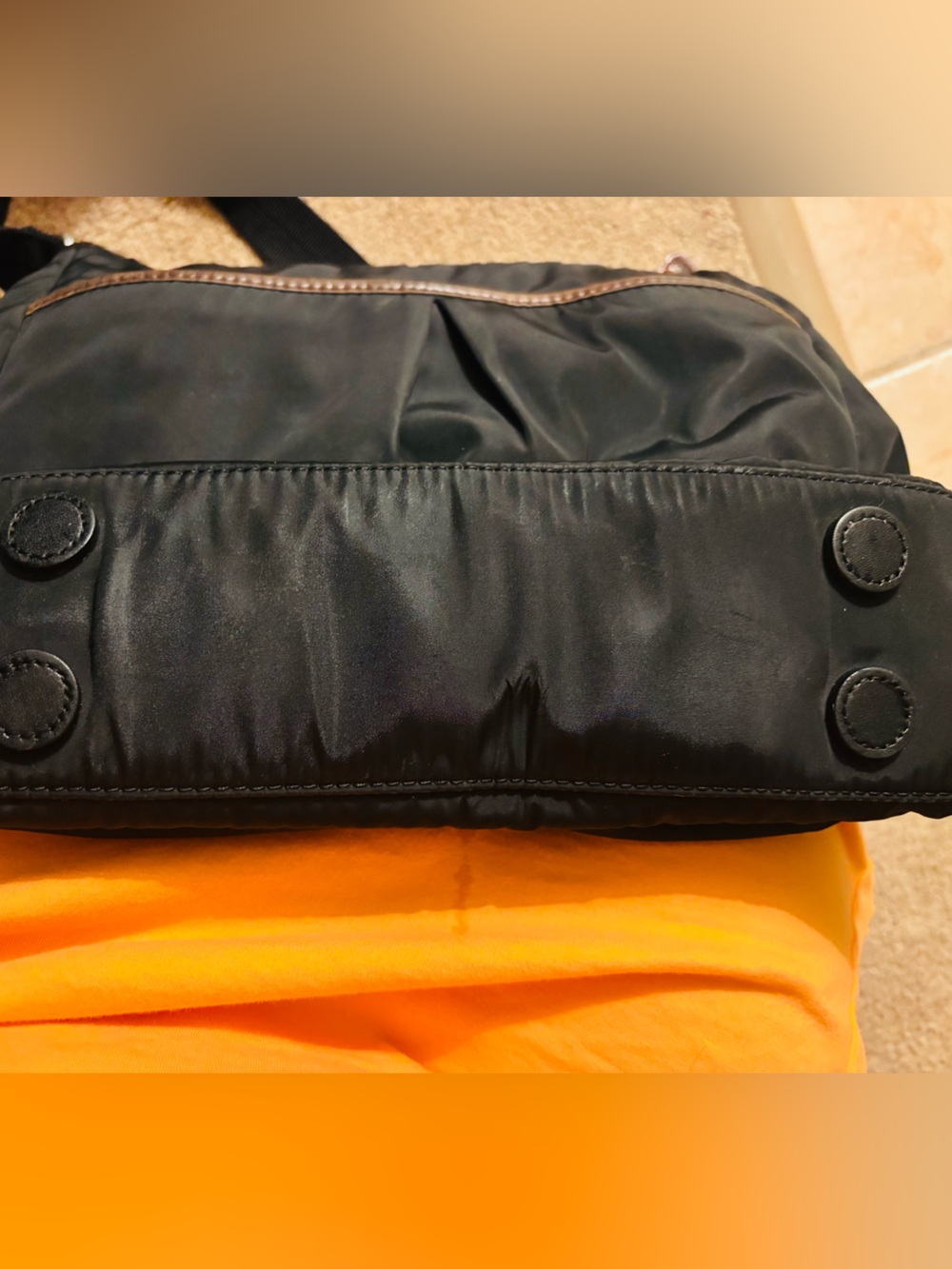 Brighton Black and Brown Shoulder Bag - Picture 9 of 9